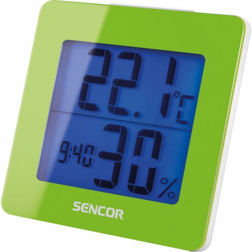 SENCOR SWS 1500 GN teplomer s hodinami a budíkom zelený 35049762 SENCOR SWS 1500 GN teplomer s hodinami a budíkom zelený 35049762