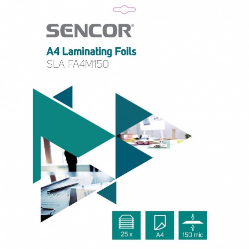 SENCOR SLA FA4M150 fólie A4 150mic 25ks 45009008 SENCOR SLA FA4M150 fólie A4 150mic 25ks 45009008
