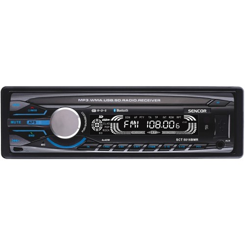 SENCOR SCT 5016BMR BT autorádio s USB / SD 35041016