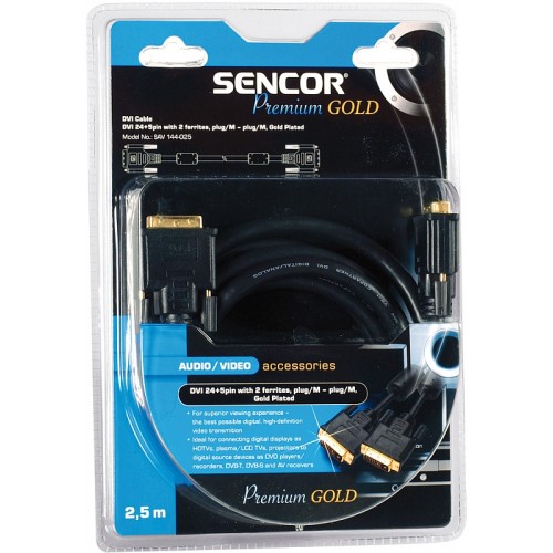 SENCOR AV kábel SAV 144-025 DVI 24 + 5p MM 2,5 M PG 35022794