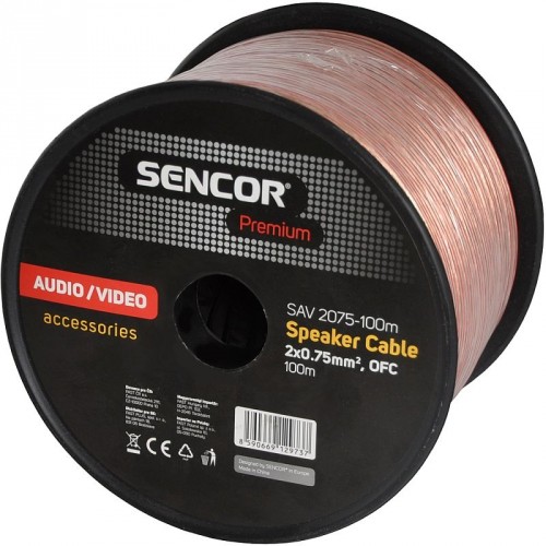 SENCOR AV kábel SAV 2075-100m repro kab 2x0,75mm2 35042684