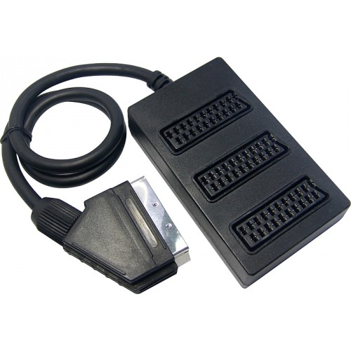 SENCOR Konektor SAV 134-000 SCART M-3xSCART FP 35020228 SENCOR Konektor SAV 134-000 SCART M-3xSCART FP 35020228