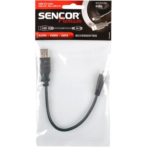 SENCOR Micro USB kábel SCO 512-002 USB A/M-Micro B 45009402 SENCOR Micro USB kábel SCO 512-002 USB A/M-Micro B 45009402