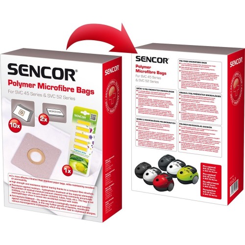 SENCOR SÁČKY SVC 45 / 52 ( 10ks ) + vôňa ( 5ks ) 41000684