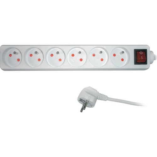 SENCOR SPC 33 predlžovací kábel 3m / 6 3 × 1,0 mm s vypínačom 35030733 SENCOR SPC 33 predlžovací kábel 3m / 6 3 × 1,0 mm s vypínačom 35030733