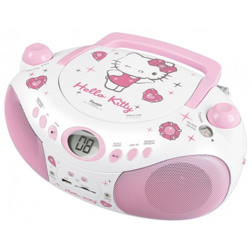 SENCOR Radio prijímač s CD, MP3 SPT 255 HELLO KITTY