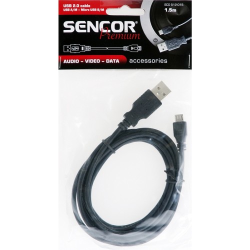 SENCOR USB kábel SCO 512-015 USB A / M-Micro B 35039758