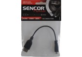 SENCOR USB kábel SCO 513-001 USB A / F-Micro B / M, OTG 35042687