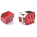 Kistenberg BINEER LONG SET Plastové úložné boxy 5 kusov, 198x118x155mm, červená KBILS20