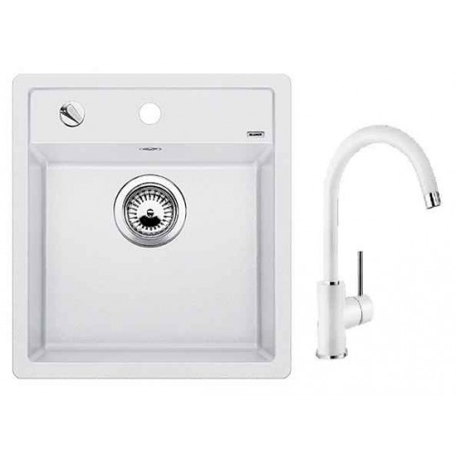 BLANCO SET drez DALAGO 5 + drezová batéria MIDA biela