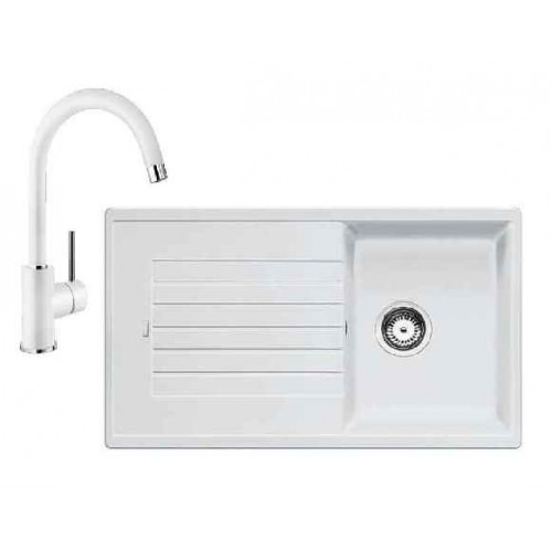 BLANCO SET 16 drez ZIA 45 SL + drezová batéria MIDA biela BLANCO SET 16 drez ZIA 45 SL + drezová batéria MIDA biela