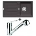 Franke SET G26 Fragranitový drez STG 614 grafit + drezová batéria FC 9547.031