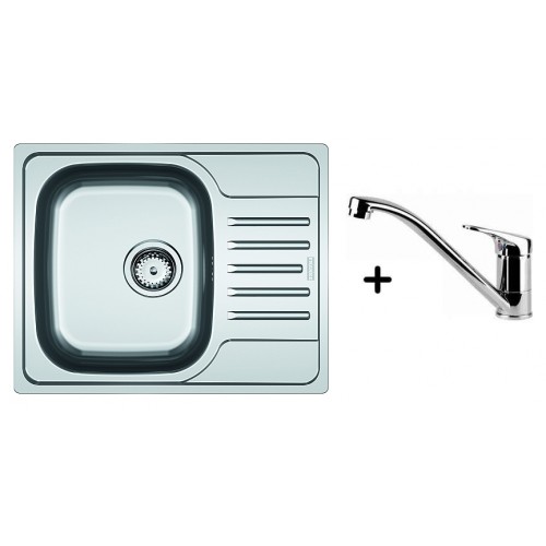 Franke SET N37 nerezový drez PXN 611-60 + drezová batéria FB 250