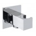 SAPHO Vývod sprchy s držiakom 1/2 ", hranatý, chróm SG303