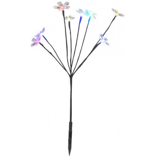 SHARKS Záhradný LED solárny kvetinový ker SA081