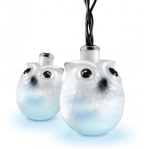 SHARKS Záhradný solárne LED svetelny reťaz sovička SA082 SHARKS Záhradný solárne LED svetelny reťaz sovička SA082