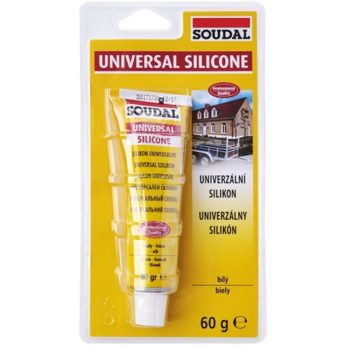 SOUDAL univerzálny silikón 60 g, transparent