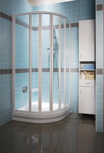 RAVAK SUPERNOVA SKKP6-80 štvrťkruhový sprchovací kút, R50, white + grape 32040100ZG