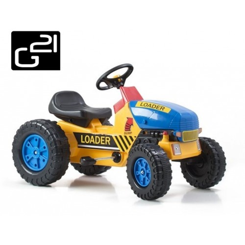 Šliapací traktor G21 Classic žlto/modrý 690811 Šliapací traktor G21 Classic žlto/modrý 690811