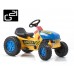 Šliapací traktor G21 Classic žlto/modrý 690811