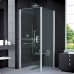 RONAL SLM6 Mobility rozdelené dvere pre stenu, 90cm, ľavé, alchr./CristPerly SLM6G09005044