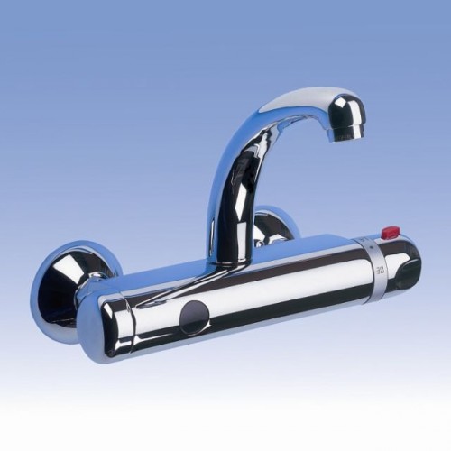 SANELA Nástenná termostatická batéria SLU 25BK batériové napájanie, rozteč 100 mm 13254 SANELA Nástenná termostatická batéria SLU 25BK batériové napájanie, rozteč 100 mm 13254