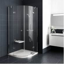 RAVAK SMARTLINE SMSKK4-90 štvrťkruhový sprchovací kút, chróm + transparent 3S277A00Y1