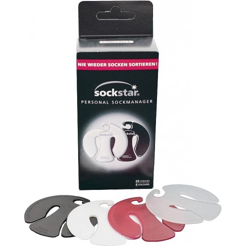 Sockstar Black & White Family Štipce na ponožky 20 ks Sockstar Black & White Family Štipce na ponožky 20 ks