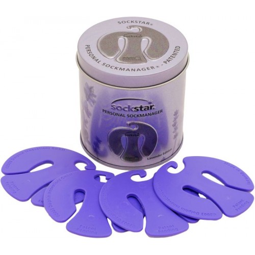 Sockstar Premium Gift Box - Lavender Edition Štipce na ponožky 20 ks Sockstar Premium Gift Box - Lavender Edition Štipce na ponožky 20 ks