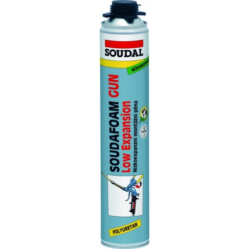 SOUDAL Soudafoam GUN LOW EXPANSION polyuretánová pena 750 ml SOUDAL Soudafoam GUN LOW EXPANSION polyuretánová pena 750 ml