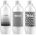 SODASTREAM Fľaša Tripack 1l Black & White 42002132