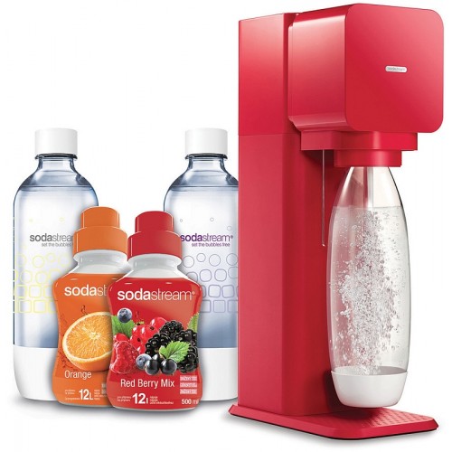 SADA Výrobník sódovej vody PLAY RED LE 2v1 SODASTREAM