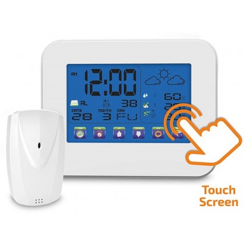 SOLIGHT Meteorologické bezdrôtová stanica dotykový farebný LCD TE84