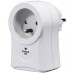 Solight prepäťová ochrana do zásuvky PO26, 360J, 1z, otočná o 360°, 2x USB výstup