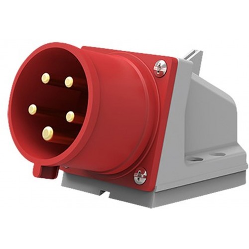 SOLIGHT prívodka nástenná, 5-pólová, 400V / 32A, IP44 P156 SOLIGHT prívodka nástenná, 5-pólová, 400V / 32A, IP44 P156