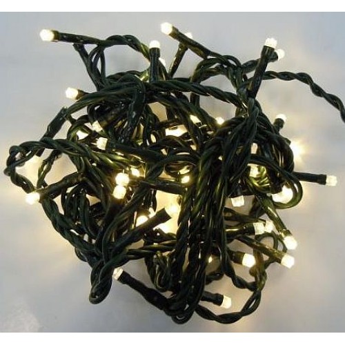 Vianočné osvetlenie 120 LED - stálesvítící - TEPLÁ BIELA VS431