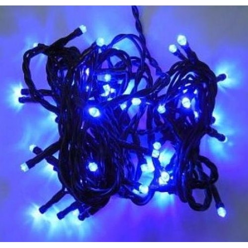 Vianočné osvetlenie reťaz 14,3 m, 180 LED - stálesvietiace - MODRÉ VS444