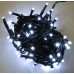 Vianočné osvetlenie reťaz 180 LED - stálesvietiace - BIELE VS446