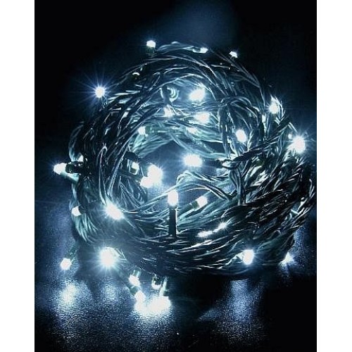 Vianočné osvetlenie 80 LED - BIELE - programovateľné VS456