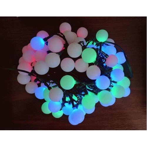 Vianočné osvetlenie Guľa 2,5 cm - 80 LED - FAREBNÉ VS5207 Vianočné osvetlenie Guľa 2,5 cm - 80 LED - FAREBNÉ VS5207
