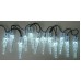 Vianočné osvetlenie Cencúle 40 LED - stálesvietiace - BIELE VS5229