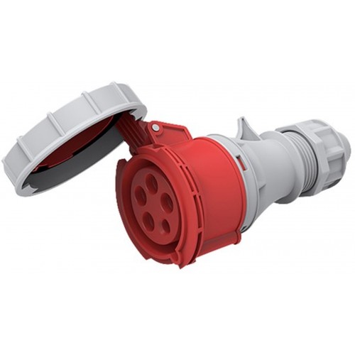 SOLIGHT Zásuvka priama, 5-pólová, 400V / 32A, IP67 P159 SOLIGHT Zásuvka priama, 5-pólová, 400V / 32A, IP67 P159