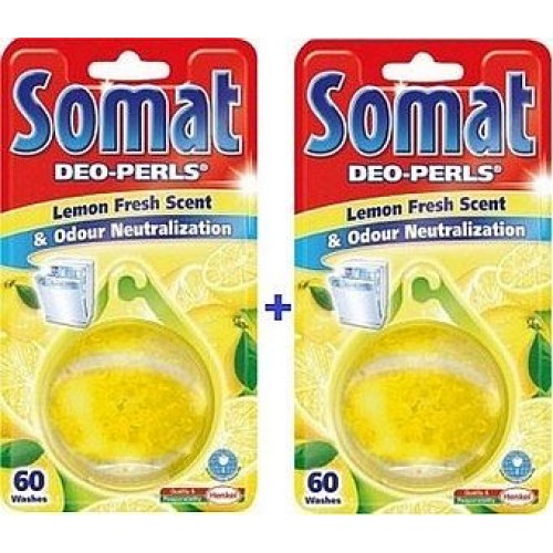 SOMAT Deo Perls Lemon Vôňa do umývačky duopack