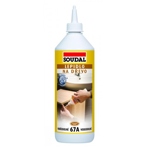 SOUDAL 67A lepidlo na drevo vodostále 750 ml