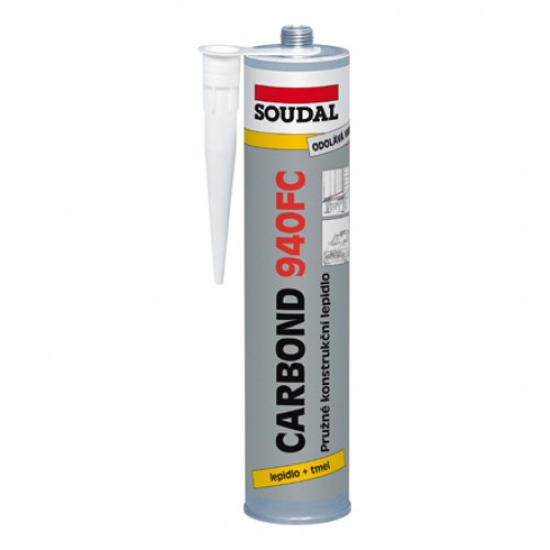 SOUDAL Carbond 940FC konštrukčné lepidlo 310 ml, čierna SOUDAL Carbond 940FC konštrukčné lepidlo 310 ml, čierna