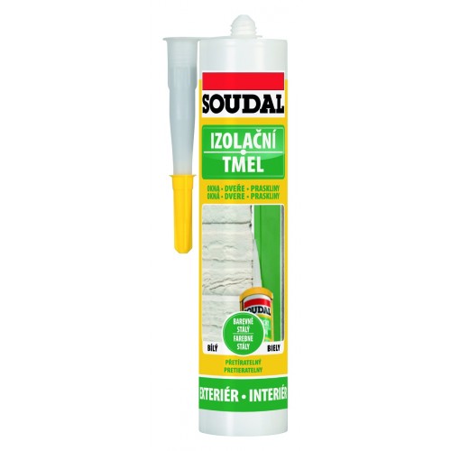 SOUDAL izolačný tmel 310 ml, biela