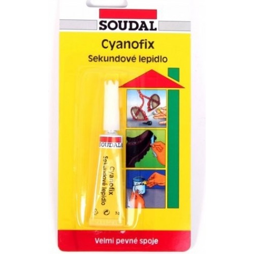 SOUDAL Cyanofix 84A sekundové lepidlo 3 g