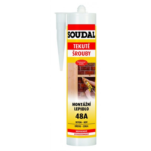 SOUDAL A48 montážne lepidlo 310 ml SOUDAL A48 montážne lepidlo 310 ml