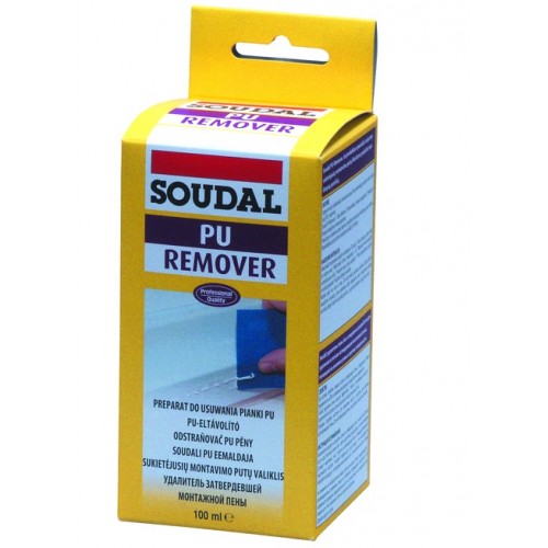 SOUDAL odstraňovanie vytvrdenej polyuretánovej peny 100 ml 1227 SOUDAL odstraňovanie vytvrdenej polyuretánovej peny 100 ml 1227