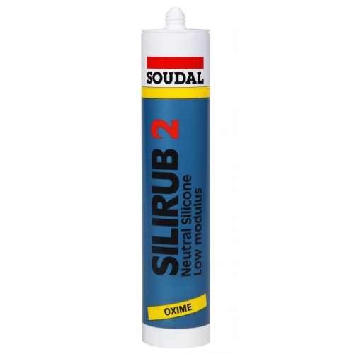 SOUDAL SILIRUB 2 neutrálny silikónový tmel 310 ml, transparentný